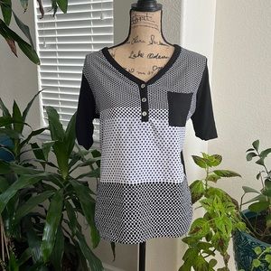 Perseption Women's Polkadot Blouse -